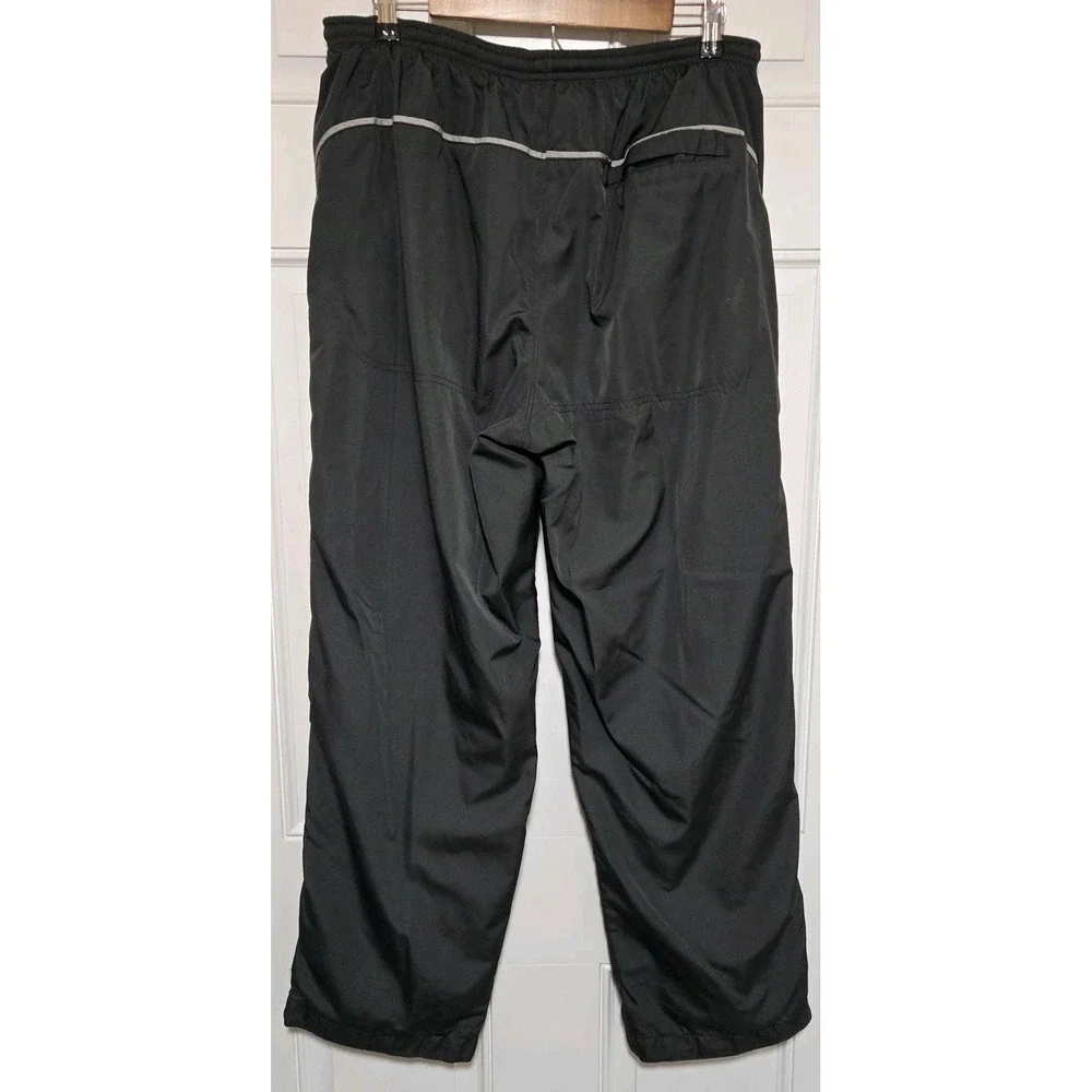 Vintage Nike Track Pants Size Large Cargo Baggy Y2K‎ 90s Swoosh Black Gray Tag